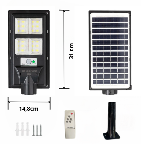 ECOSOLAR MAX™ – LÁMPARA SOLAR EXTERIOR (¡ILUMINA GRATIS PARA SIEMPRE!) + 🎁 REGALO EXCLUSIVO: 1X LINTERNA TÁCTICA PROFESIONAL