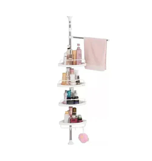 ORGANIZADOR ESQUINERO AJUSTABLE – TRANSFORMA TU BAÑO EN SEGUNDOS
