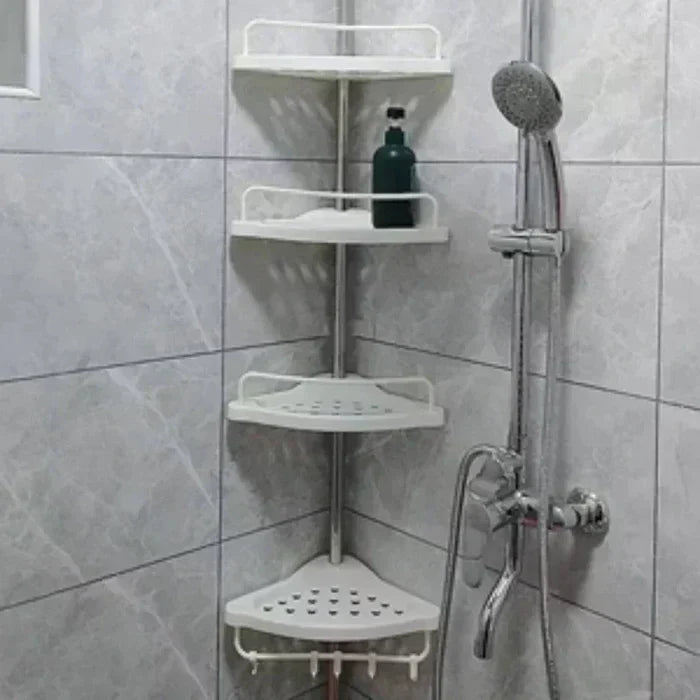 ORGANIZADOR ESQUINERO AJUSTABLE – TRANSFORMA TU BAÑO EN SEGUNDOS