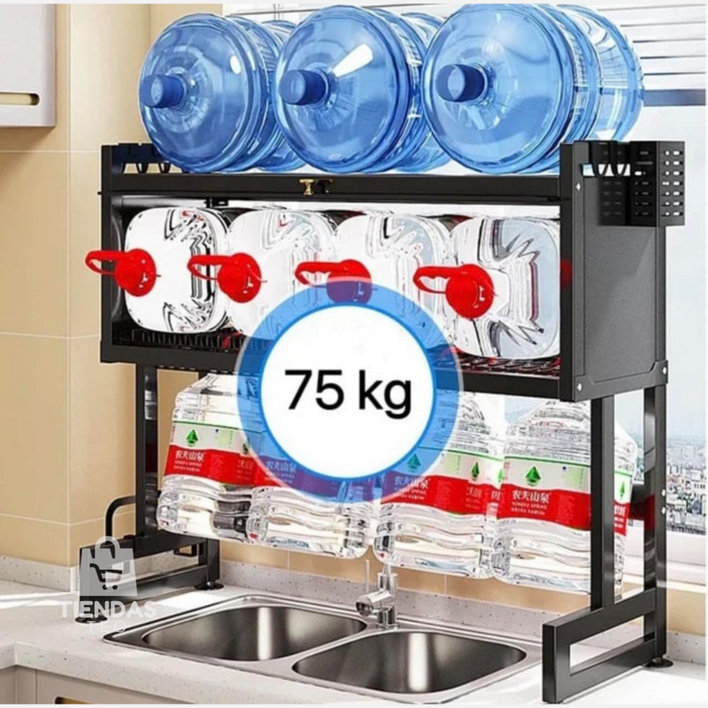 ESCURRIDOR DE PLATOS GRANDE EN ACERO INOXIDABLE - 50% DESCUENTO HOY