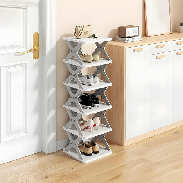 💥 ZAPATERO PLEGABLE 5 PISOS – ORGANIZA TODO TU CAOS EN MINUTOS