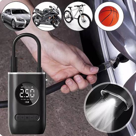 INFLADOR DE LLANTAS PORTÁTIL COMPRESOR ULTRAPOWER (PROMOCIÓN DE LIQUIDACIÓN DE STOCK + REGALO EXCLUSIVO 🎁🔥)