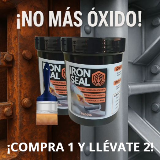 IRON SEAL™ – REPARACIÓN Y PROTECCIÓN ANTICORROSIÓN DEFINITIVA (¡COMPRA 1 Y LLÉVATE 2!)