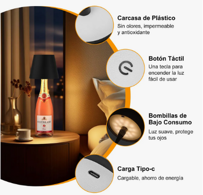 LÁMPARA MÁGICA DE BOTELLA – CREA AMBIENTES ÚNICOS Y LLENOS DE ENCANTO ✨