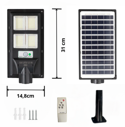 ECOSOLAR MAX™ – LÁMPARA SOLAR EXTERIOR (¡ILUMINA GRATIS PARA SIEMPRE!) + 🎁 REGALO EXCLUSIVO: 1X LINTERNA TÁCTICA PROFESIONAL