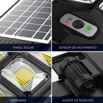 ECOSOLAR MAX™ – LÁMPARA SOLAR EXTERIOR (¡ILUMINA GRATIS PARA SIEMPRE!) + 🎁 REGALO EXCLUSIVO: 1X LINTERNA TÁCTICA PROFESIONAL
