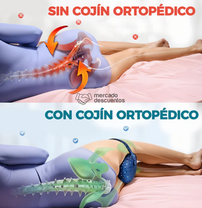 ORTORELAX™ – ALMOHADA ORTOPÉDICA + ¡COJÍN DE REGALO!