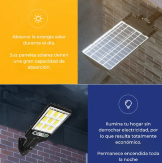 POWERLUZ™ – LÁMPARA SOLAR EXTERIOR (¡POTENCIA Y AHORRO ILIMITADO!) + 🎁 REGALO EXCLUSIVO: 1X LINTERNA TÁCTICA PROFESIONAL