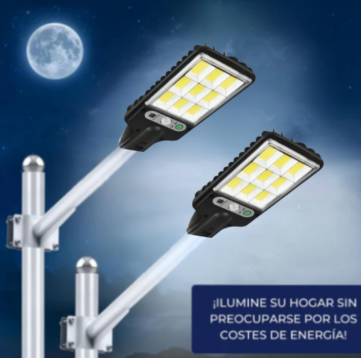 POWERLUZ™ – LÁMPARA SOLAR EXTERIOR (¡POTENCIA Y AHORRO ILIMITADO!) + 🎁 REGALO EXCLUSIVO: 1X LINTERNA TÁCTICA PROFESIONAL