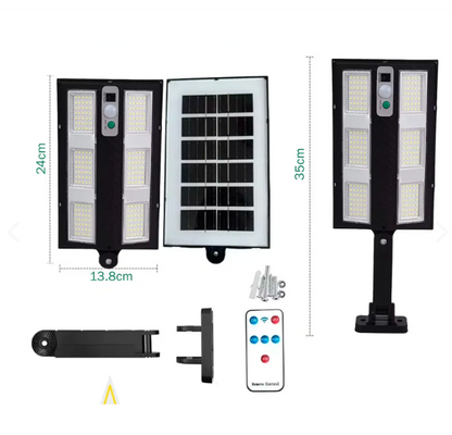 ECOSOLAR ULTRA™ – ¡LIQUIDACIÓN FINAL DEL AÑO! LAMPARA SOLAR + LINTERNA PROFESIONAL  DE REGALO 🎁