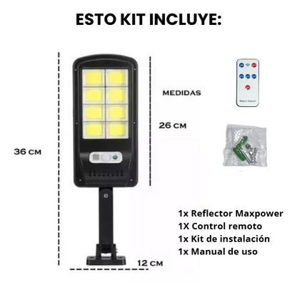 Reflector MaxPower™ - Ilumina, Protege y No Pagas Energía - ⭐ LIQUIDACIÓN FINAL DEL AÑO ⭐