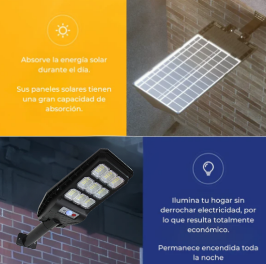 SOLARFORCE™ – LÁMPARA SOLAR EXTERIOR (¡POTENCIA Y AHORRO ILIMITADO!) + 🎁 REGALO EXCLUSIVO: 1X LINTERNA TÁCTICA PROFESIONAL