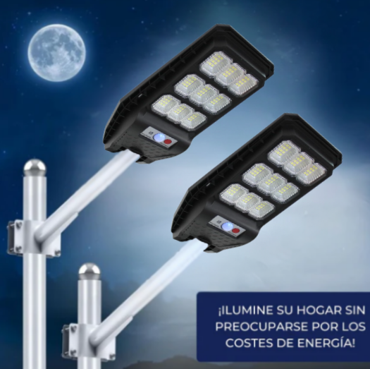 SOLARFORCE™ – LÁMPARA SOLAR EXTERIOR (¡POTENCIA Y AHORRO ILIMITADO!) + 🎁 REGALO EXCLUSIVO: 1X LINTERNA TÁCTICA PROFESIONAL
