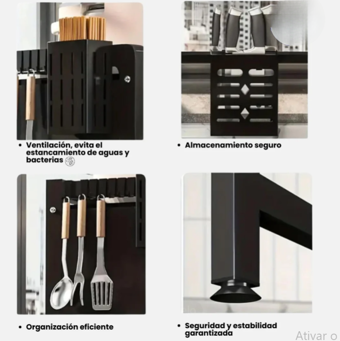 55% OFF | ESCURRIDOR DE PLATOS GRANDE EN ACERO INOXIDABLE | 55% DE DESCUENTO HOY!!!