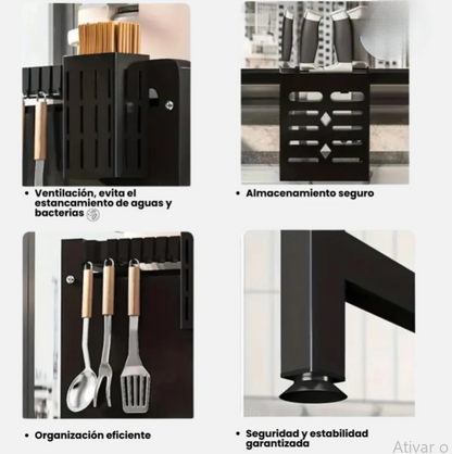 55% OFF | ESCURRIDOR DE PLATOS GRANDE EN ACERO INOXIDABLE | 55% DE DESCUENTO HOY!!!