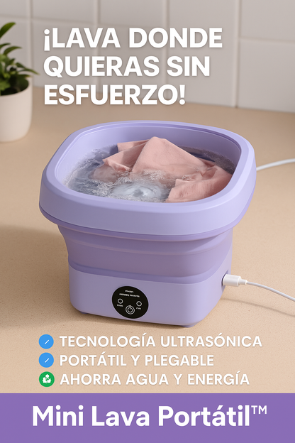 LAVAFÁCIL COMPACTA – MINI LAVADORA PORTÁTIL CON 50% DE DESCUENTO POR TIEMPO LIMITADO 🚀