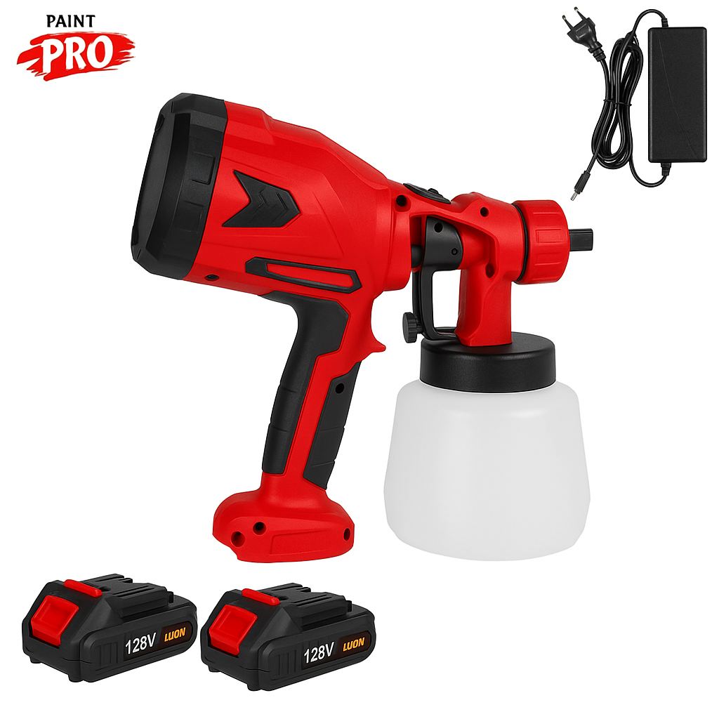 POWERPAINT PRO - PISTOLA PULVERIZADORA DE ALTA POTENCIA (¡PINTA 10 VECES MÁS RÁPIDO!)
