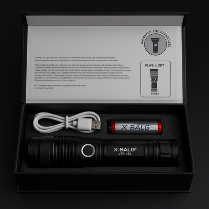 P50 VTR-195™ – LINTERNA TÁCTICA CON LUZ MILITAR Y PODER EXTREMO EN TU MANO