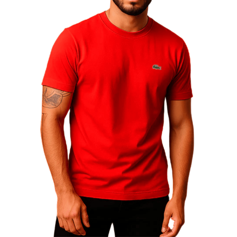 ⭐ PACK NAVIDEÑO: Camiseta Lacoste + Reloj (REGALO) 🐊