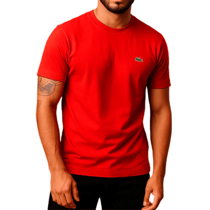 ⭐ PACK NAVIDEÑO: Camiseta Lacoste + Reloj (REGALO) 🐊