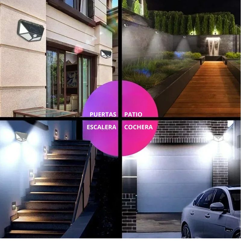 TRILUZ SOLAR SHIELD™ - LAMPARA SOLAR (PACK DE 3 UNIDADES)