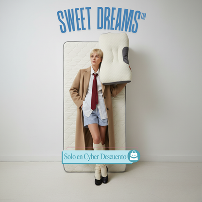 🌙 SWEETDREAMS™ ALMOHADA CERVICAL – 🎁 ¡LLEVA 2 Y PAGA 1!