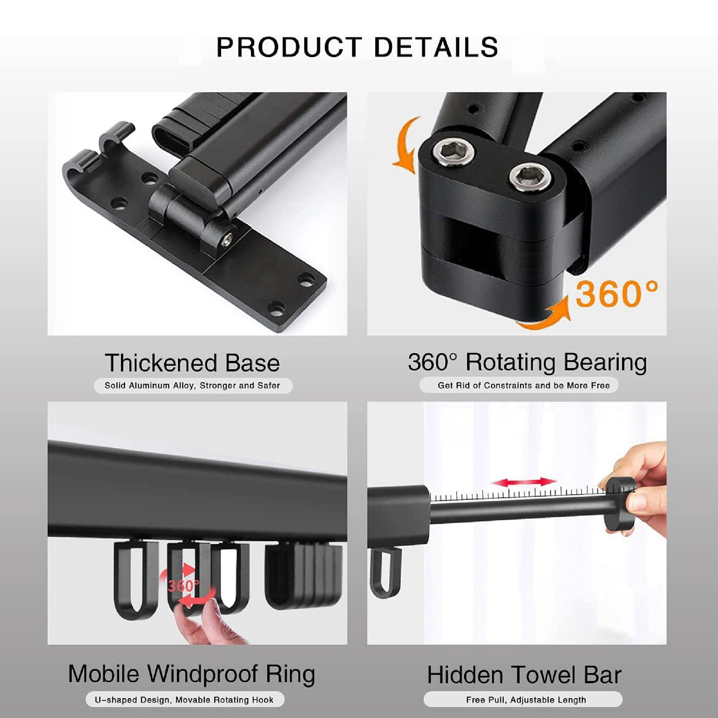 TENDEDERO DE ROPA PLEGABLE 360° ¡SECA TODO SIN OCUPAR ESPACIO!