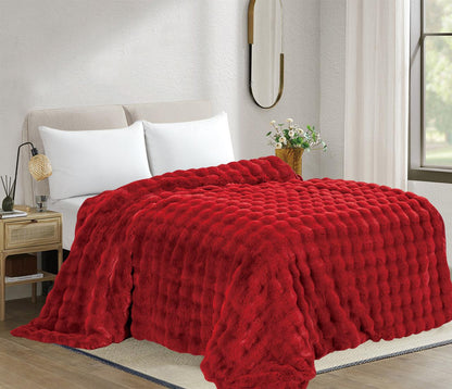 Cobija SúperSuave™ – Piel de Conejo Ovejera (210x190 cm) | OFERTA NAVIDEÑA