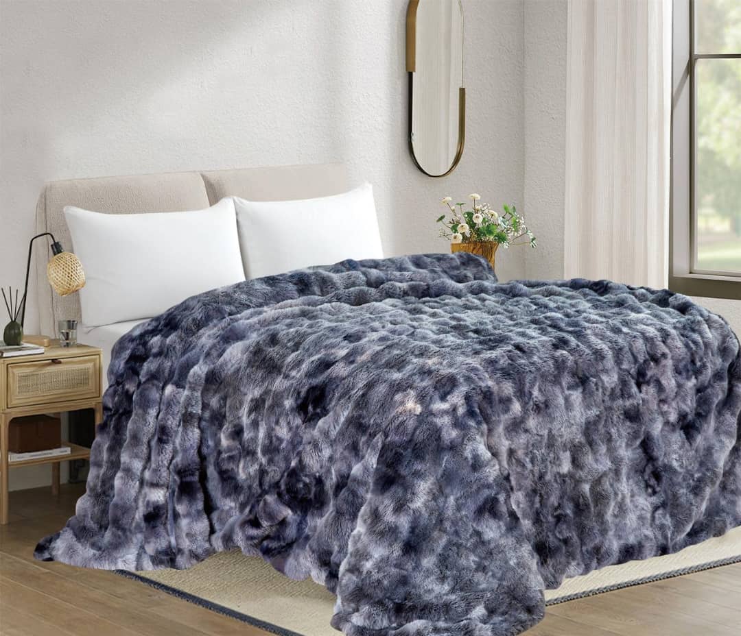 Cobija SúperSuave™ – Piel de Conejo Ovejera (210x190 cm) | OFERTA NAVIDEÑA