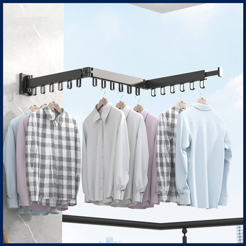 TENDEDERO DE ROPA PLEGABLE 360° ¡SECA TODO SIN OCUPAR ESPACIO!