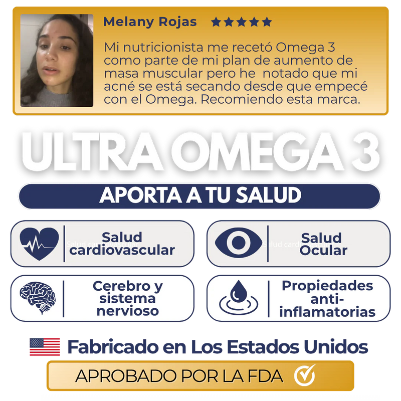 ¡DESCUENTO IRRESISTIBLE! ULTRA OMEGA 3 EN LIQUIDACIÓN TOTAL