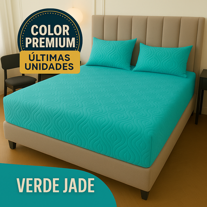 ¡SOLO POR HOY! PROTECTOR DE COLCHÓN 100% IMPERMEABLE PREMIUM + FUNDAS DE REGALO INCLUIDAS 🎁