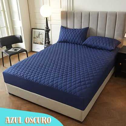 ¡SOLO POR HOY! PROTECTOR DE COLCHÓN 100% IMPERMEABLE PREMIUM + FUNDAS DE REGALO INCLUIDAS 🎁