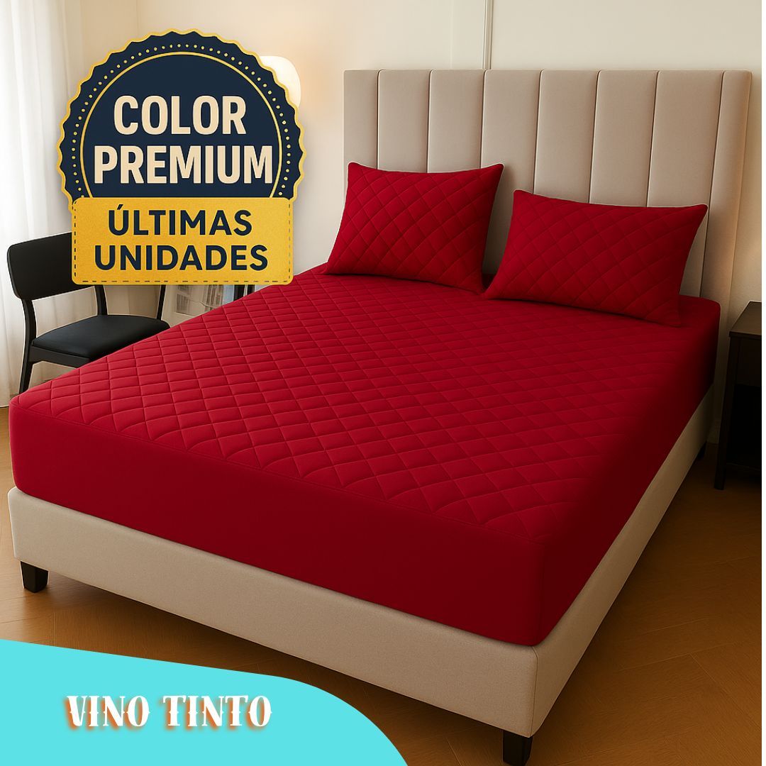 ¡SOLO POR HOY! PROTECTOR DE COLCHÓN 100% IMPERMEABLE PREMIUM + FUNDAS DE REGALO INCLUIDAS 🎁