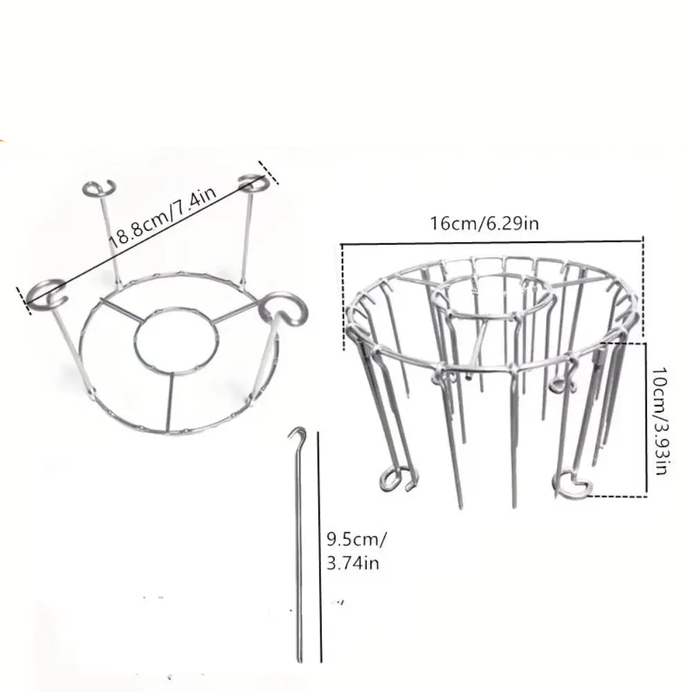 PARRILLA VERTICAL DE ACERO INOXIDABLE – PRACTICIDAD Y SABOR IRRESISTIBLE EN TU FREIDORA DE AIRE