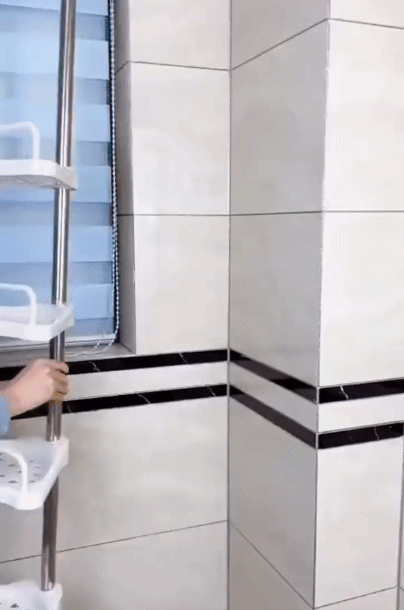 ORGANIZADOR ESQUINERO AJUSTABLE – ¡ADIÓS AL CAOS EN TU BAÑO!