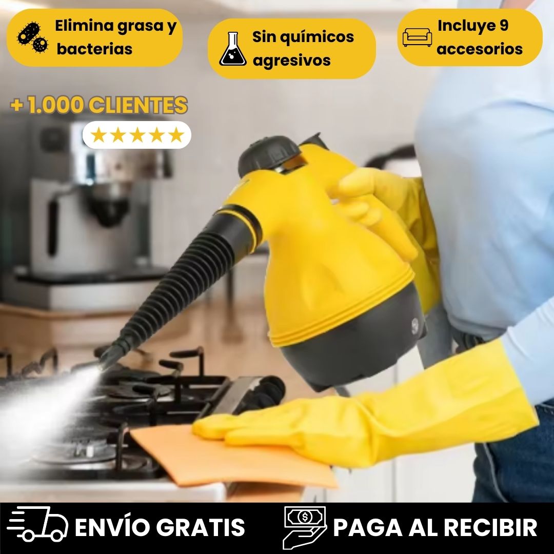 VAPOR PRO – LIMPIEZA PROFESIONAL EN TU CASA (50% SOLO HASTA AGOTAR STOCK)