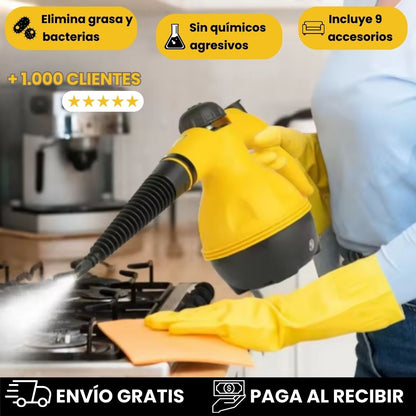 VAPOR PRO – LIMPIEZA PROFESIONAL EN TU CASA (50% SOLO HASTA AGOTAR STOCK)