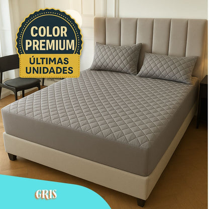 ¡SOLO POR HOY! PROTECTOR DE COLCHÓN 100% IMPERMEABLE PREMIUM + FUNDAS DE REGALO INCLUIDAS 🎁