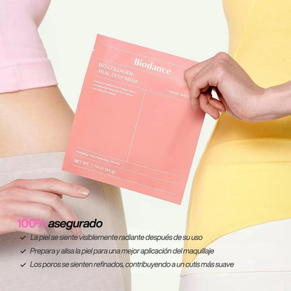 ✨ Biodance™ – Kit Mensual de Colágeno Activo (Pack 4 Mascarillas) - Piel Firme y RenovadA